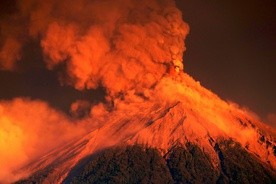 Ewakuacja ok. 4 tys. mieszkańców po erupcji wulkanu Fuego