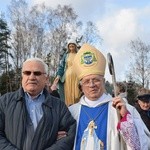 Poświęcenie ronda i figury MB Niepokalanej w Międzyborowie