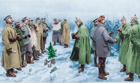 Pomysł wspólnego spędzenia świąt wyszedł od szeregowych niemieckich żołnierzy 
