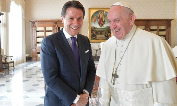 Papież spotkał się z premierem Włoch