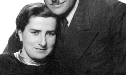 Kazimierz Hernich z żoną. Rok 1938.