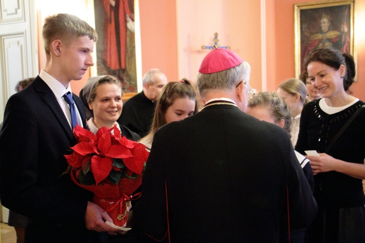 Opłatek szkół katolickich u metropolity krakowskiego, 2018