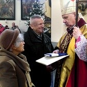 ▲	Jubilaci z biskupem Janem Kopcem.