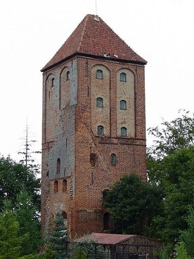 Wieża zamku w Przemarku