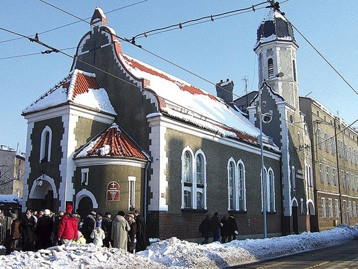 Kościół ewangelicki w Gliwicach przy ul. Jagiellońskiej.