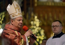 Bp Henryk Tomasik dziękował za obecność, modlitwę i życzenia