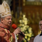 Bp Henryk Tomasik dziękował za obecność, modlitwę i życzenia