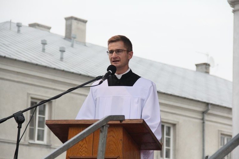 Ks. Paweł Gołofit jest wikariuszem w sanktuarium maryjnym w Chełmie