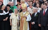 Biskup Alojzy Orszulik na swoim jubileuszu w Żorach