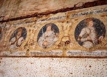 Odnalezione malowidła na jednej ze ścian