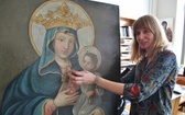 Badanie obrazu Matki Bożej Piekarskiej