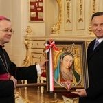 Prezydent Rzeczypospolitej Polskiej w sanktuarium Matki Bożej Cierpliwie Słuchającej w Rokitnie 