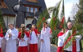 Niedziela Palmowa w parafii w Poroninie 