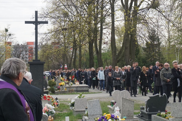 Pogrzeb Izy Paszkowskiej 