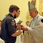 Wręczenie relikwii św. Jana Pawła II harcerzom Chorągwi Dolnośląskiej ZHR