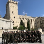 Podchorążowie AWL na 61. Międzynarodowej Pielgrzymce Wojskowej do Lourdes