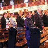 ▲	Modlitwa w kościele św. Kamila w Zabrzu. 