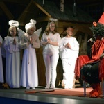 Spektakl teatru parafialnego w Lipie