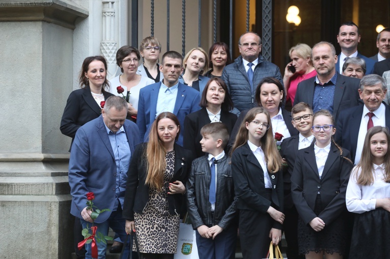 Uczniowie z Gilowic na gali w Collegium Novum UJ w Krakowie - 2019