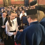 Uczniowie z Gilowic na gali w Collegium Novum UJ w Krakowie - 2019