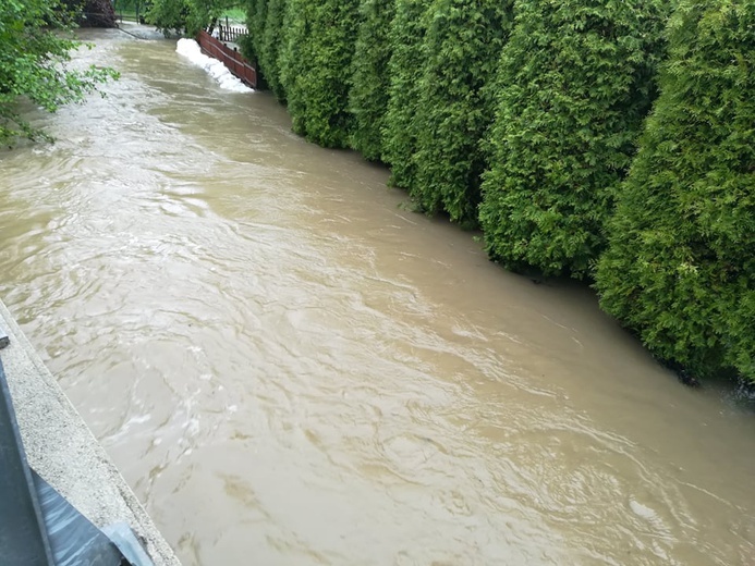 Bielsko-Biała: alarm powodziowy [ZDJĘCIA]