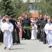 Legnickie prymicje o. Łukasza Mężyka OFMConv