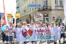 Radosna manifestacja poparcia dla życia i rodziny przeszła przez Oświęcim po raz ósmy...