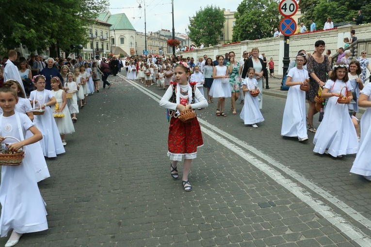 Procesja Bożego Ciała w  Lublinie
