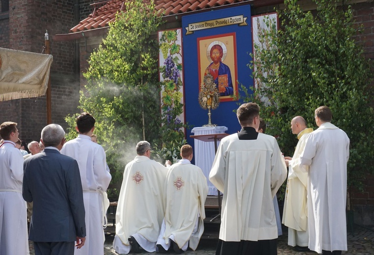 Centralna  procesja Bożego Ciała w Gliwicach