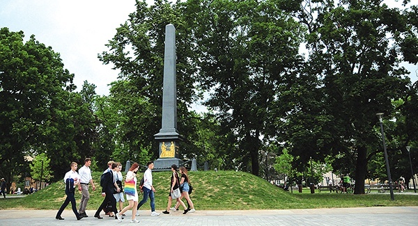 Pomnik Unii Lubelskiej na placu Litewskim.