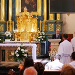 Instalacja relikwii św. Jana Pawła II w Sanktuarium Matki Bożej Myślenickiej