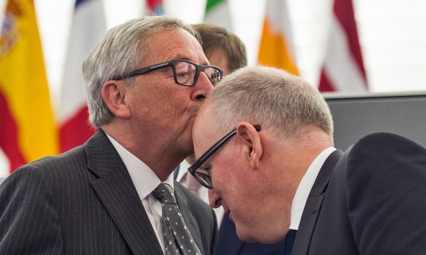 Jean-Claude Juncker i Frans Timmerman