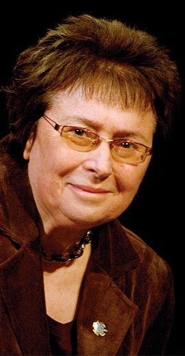 Prof. Maria Dzielska  (1942–2018). Zdjęcie z 2010 r.