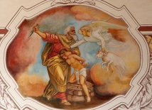 Anioł Pański objawia się Abrahamowi na Górze Moria 