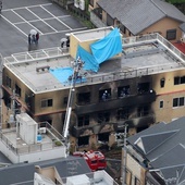 Japonia: Już 33 ofiary śmiertelne pożaru w studiu animacji