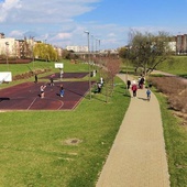 Park Jana Pawła II na lubelskich Czubach.