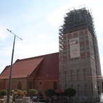 Wieża gorzowskiej katedry - lipiec 2019
