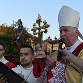 Błogosławieństwo na brzeskim rynku.