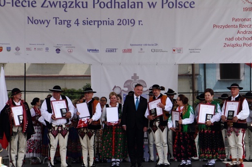 Obchody 100-lecia Związku Podhalan z udziałem prezydenta RP