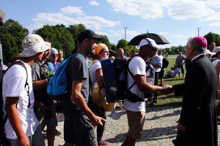 Wejście 39. Pieszej Pielgrzymki Krakowskiej na Jasną Górę