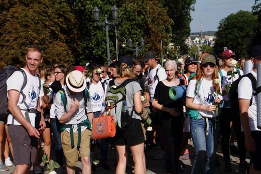 Wejście 39. Pieszej Pielgrzymki Krakowskiej na Jasną Górę