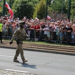 Katowice. Defilada "Wierni Polsce"