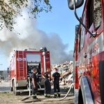 Pożar na wysypisku w Kędzierzynie-Koźlu