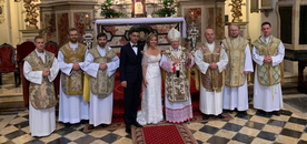 W kolegiacie św. Anny odbył się ślub pary, która zaręczyła się podczas ŚDM w Panamie