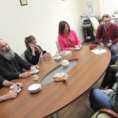 Spotkanie delegacji z Aleppo z licealistami