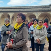 Asyż zachywcił panie nie tylko pod względem krajobrazu, ale także nieustanną "obecnością" św. Franciszka i św. Klary.