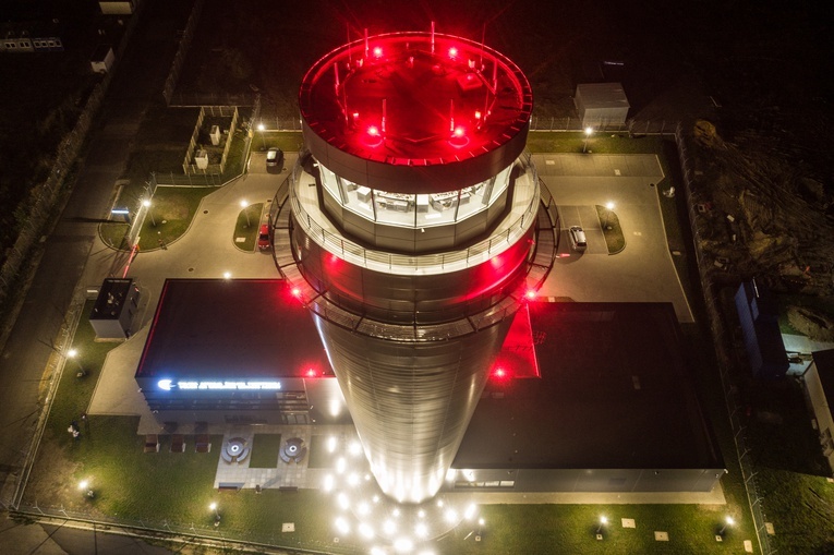Pyrzowice. Prezentacja najnowocześniejszej wieży kontroli lotniska w Polsce