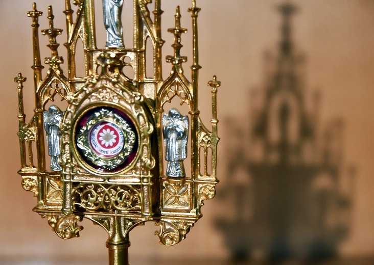 Wprowadzenie relikwii św. Jana Pawła II do koszalińskiej katedry