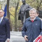 Prezydent Andrzej Duda odsłonił pomnik Wojciecha Korfantego