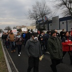 Protest ekologiczny "Benzen nas zabija"